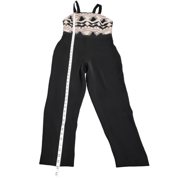 Anthropologie Nomad Morgan Carper La Sierra Aztec Print Jumpsuit Sz 6P - Picture 11 of 15